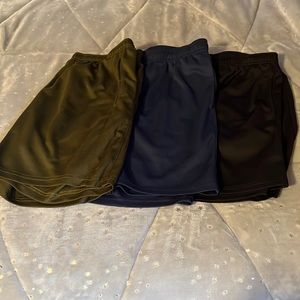 3 Pairs NWOT Men’s Coofandy Drawstring Gym Shorts L